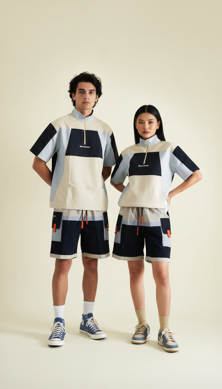Cohesion Co-Ord Set: Tshirt + Shorts