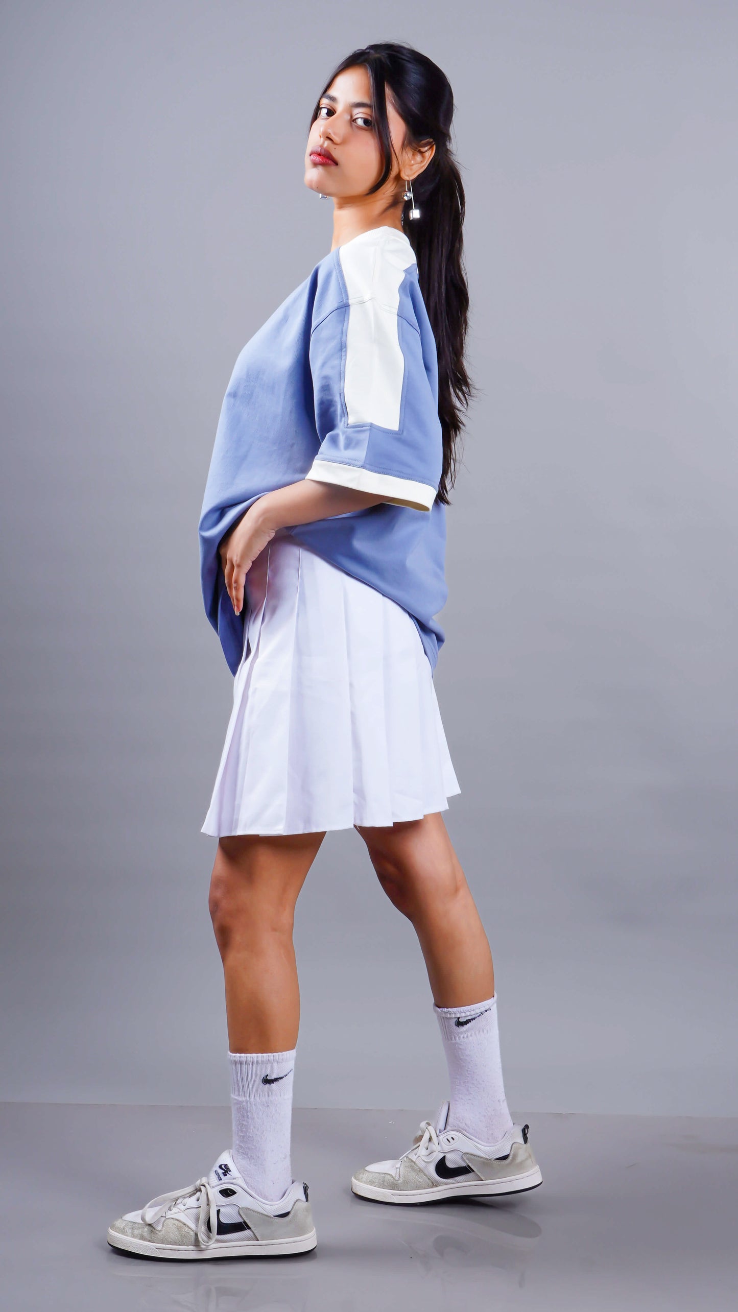 Dream Blues Block Tee : Women