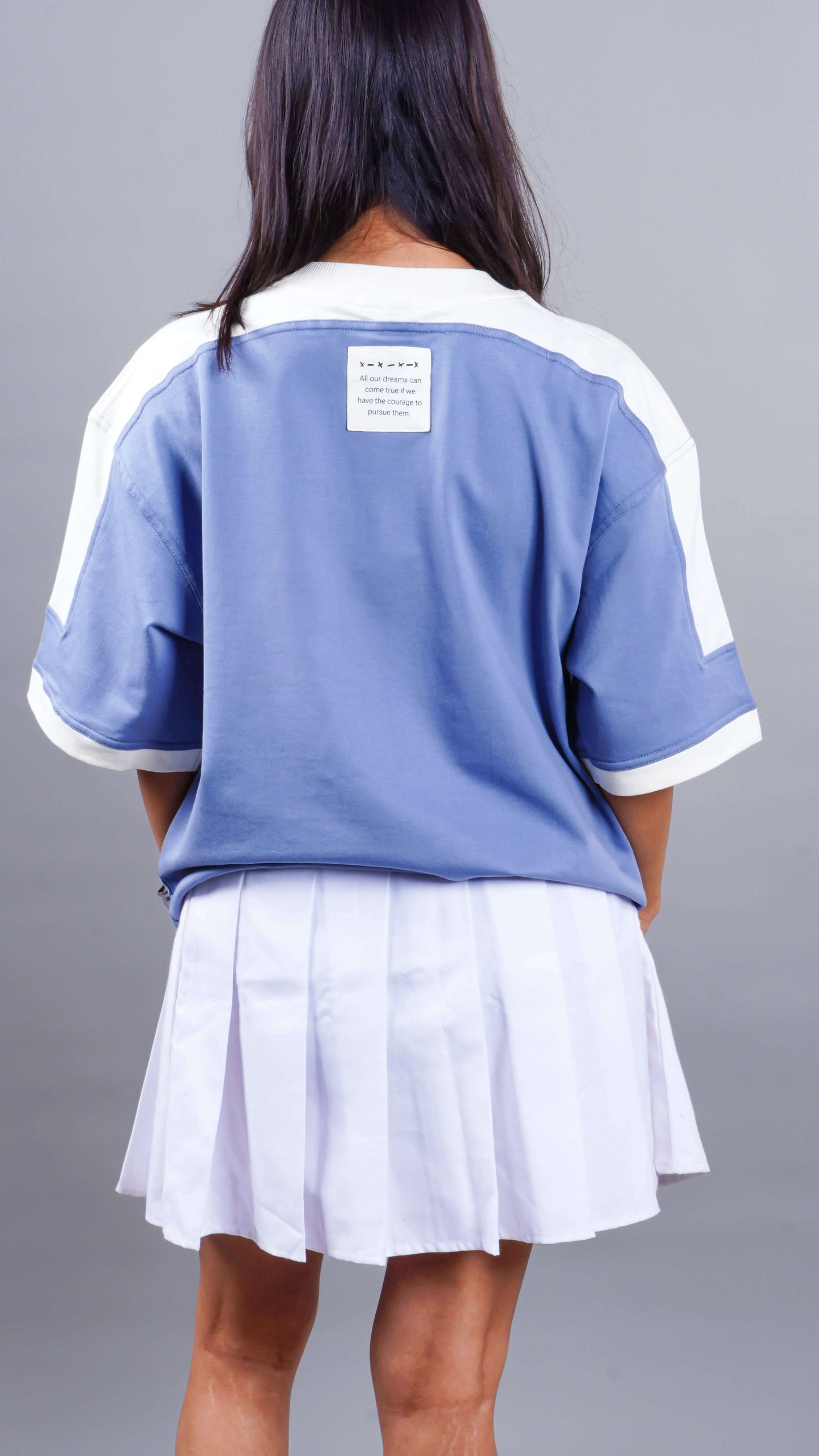 Dream Blues Block Tee : Women