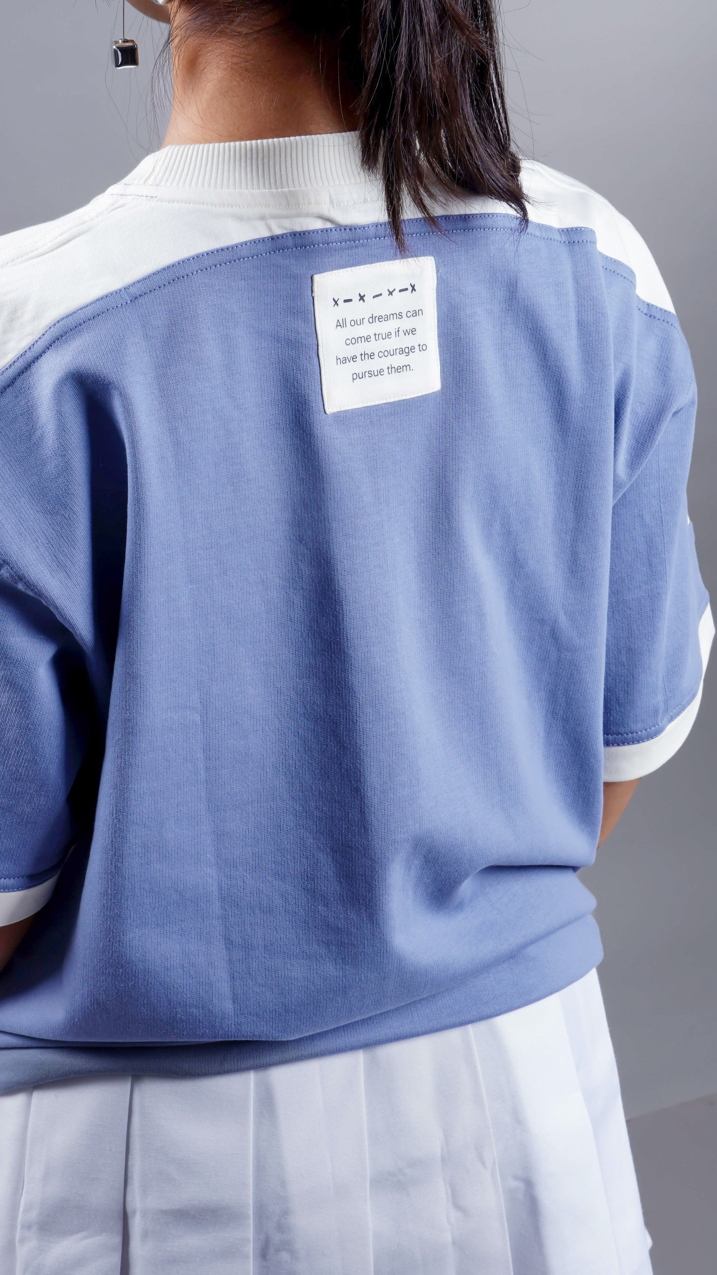 Dream Blues Block Tee : Women