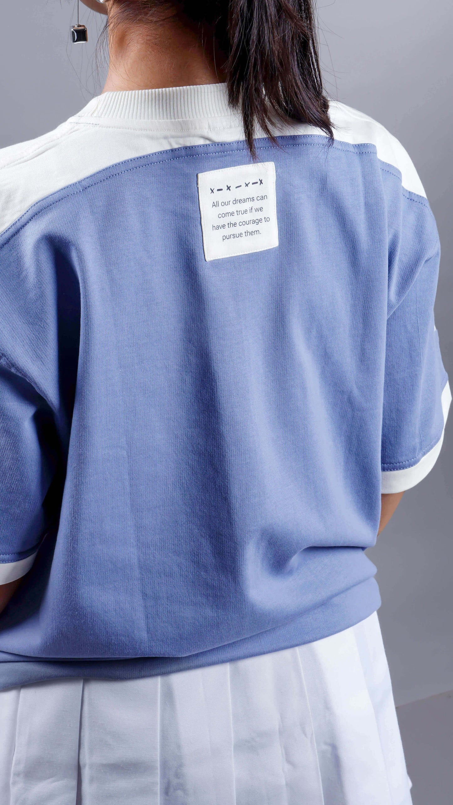 Dream Blues Block Tee : Women