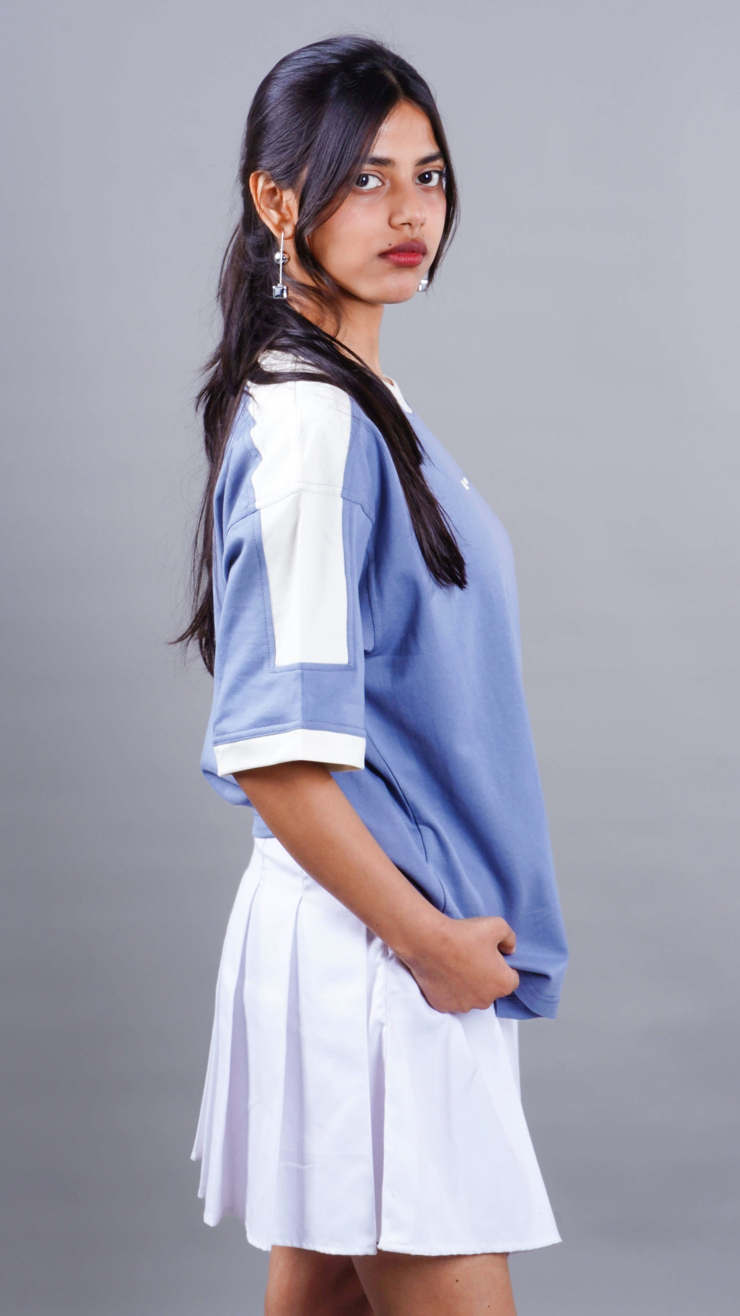 Dream Blues Block Tee : Women