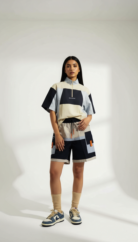Cohesion Co-Ord Set: Tshirt + Shorts