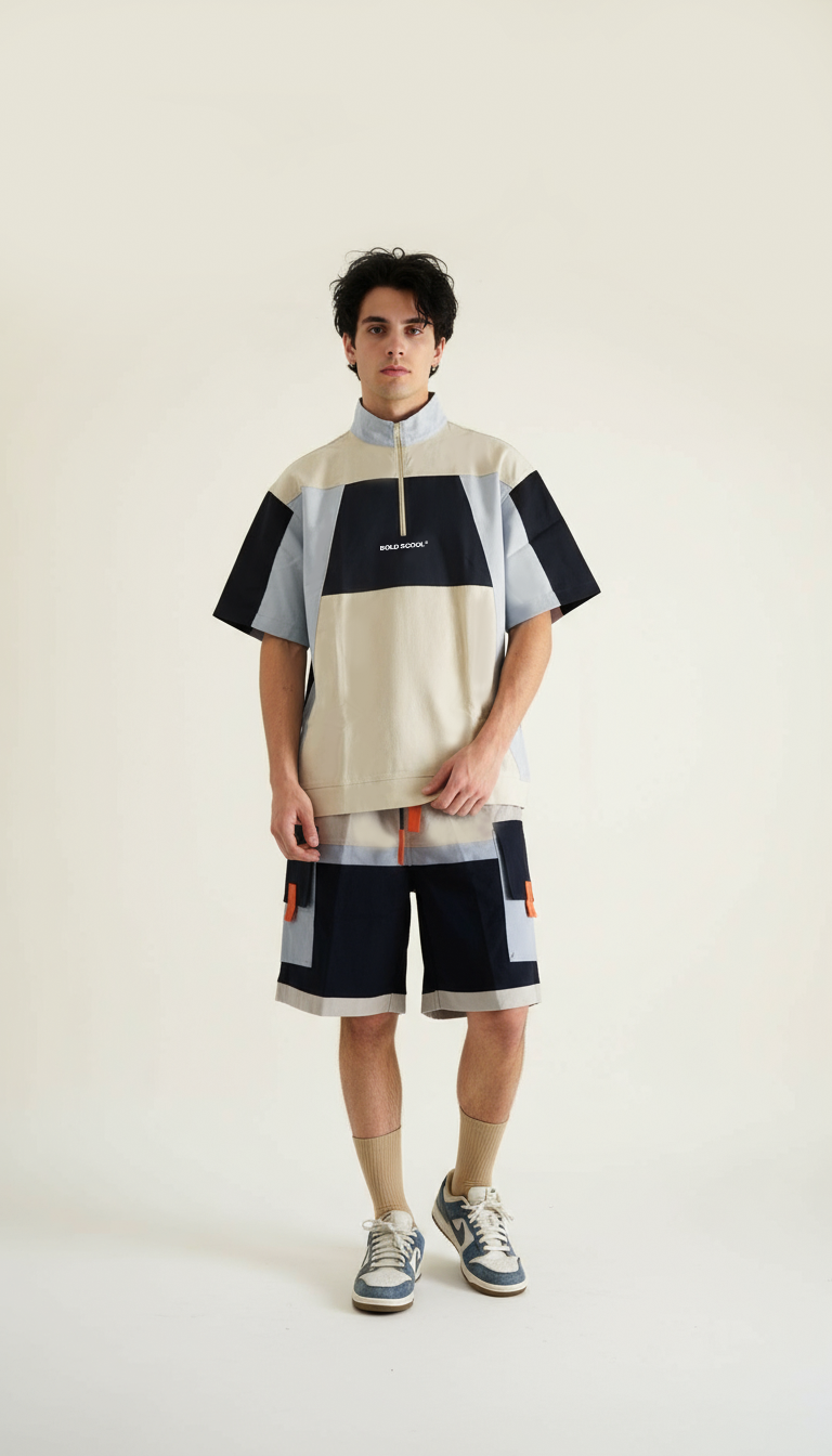 Cohesion Co-Ord Set: Tshirt + Shorts