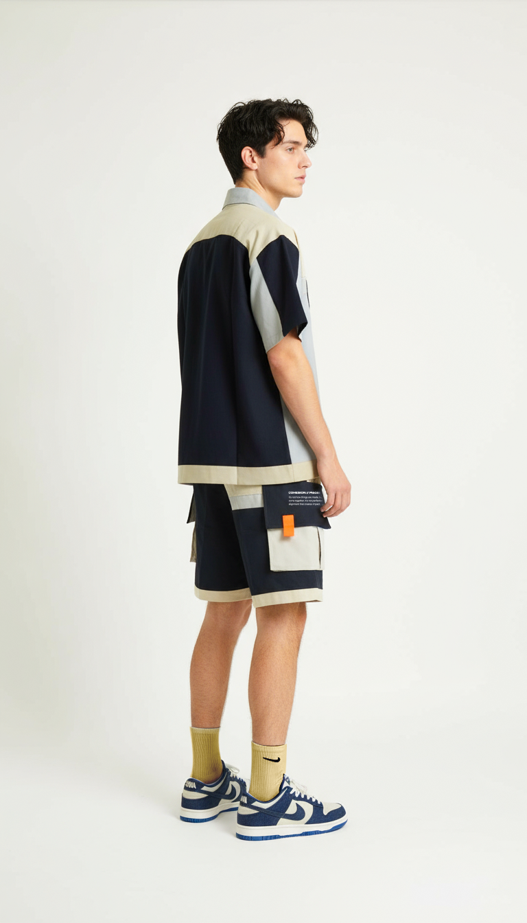 Cohesion Co-Ord Set: Tshirt + Shorts